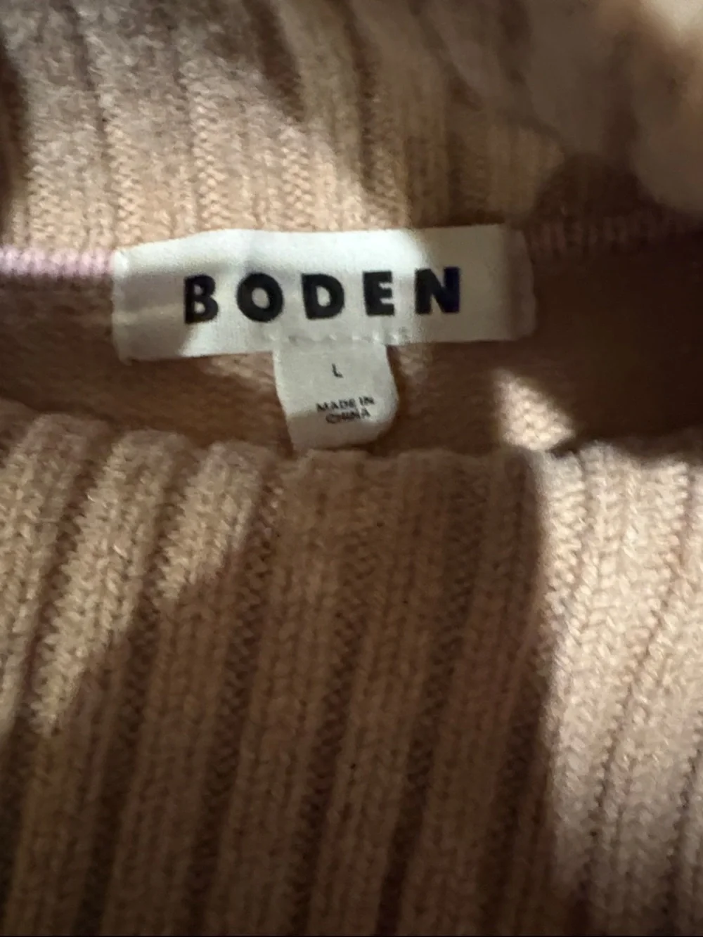 Boden Color Block Mock-Neck Sweater - Picture 2 of 5